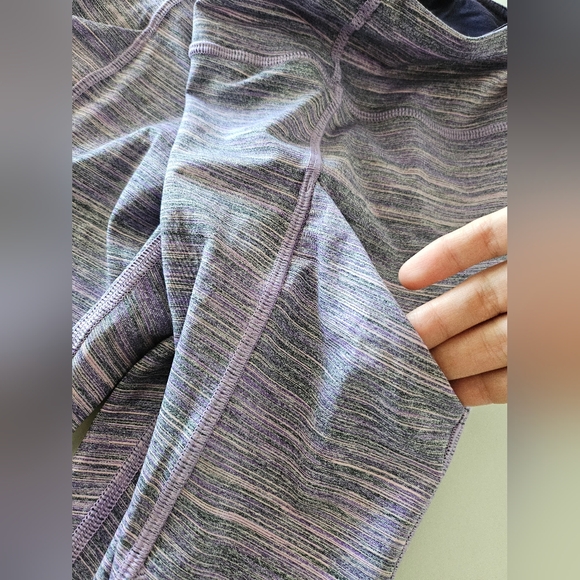 Lululemon Speed Tight IV Space Dye Camo Tender Violet Black Grape Purple Size 6 - Picture 11 of 16
